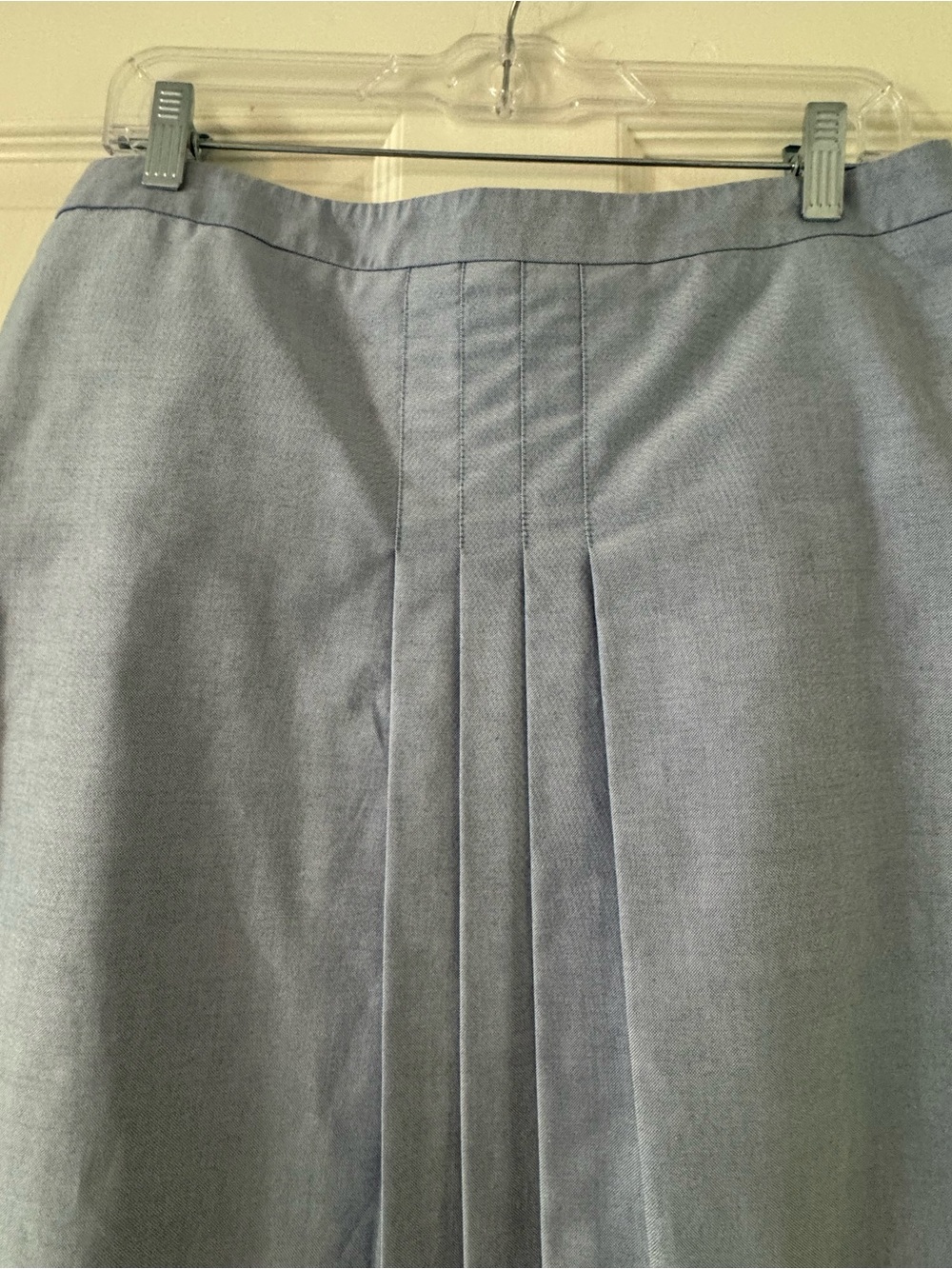 Brooks Brothers Light Blue Pleated Skirt